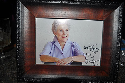 Anne Murray's autographed photo